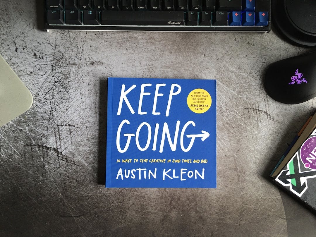 Austin Kleon, Keep going book